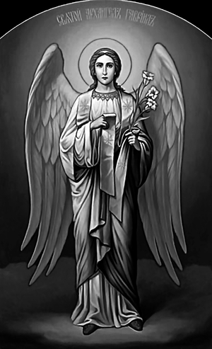 Икона Ангел - картинки для гравировки
